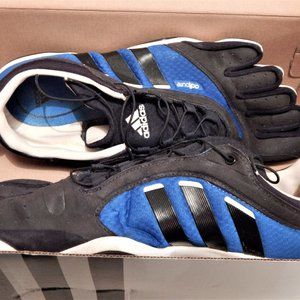 Throwback ADIDAS Adipure Ortho Trainer Shoes, Black-Blue-White, Mens, Sz 13 US